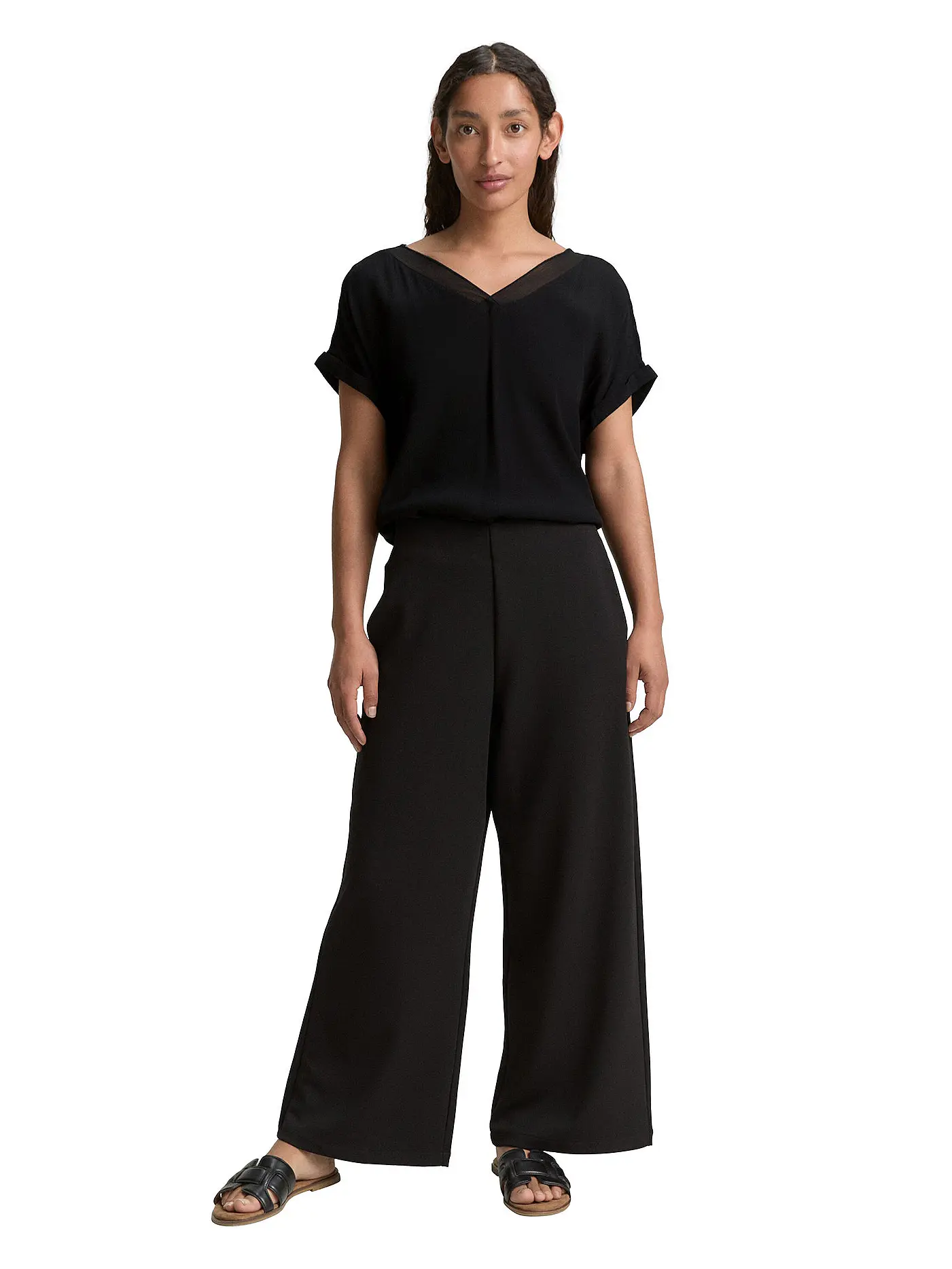 TOM TAILOR | Bluse | schwarz